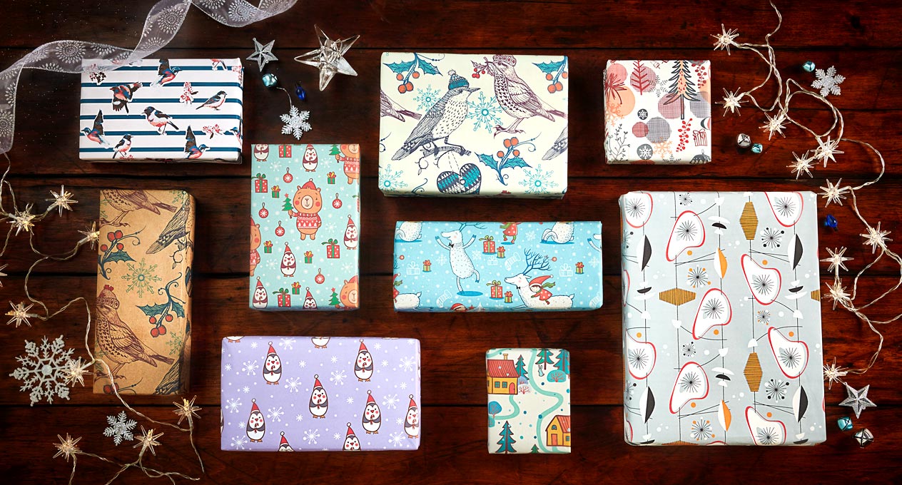 Brown kraft wrapping paper from jukeboxprint