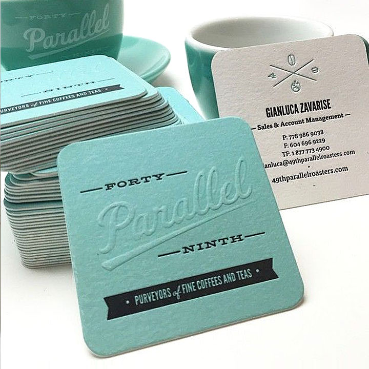 shaped business cards