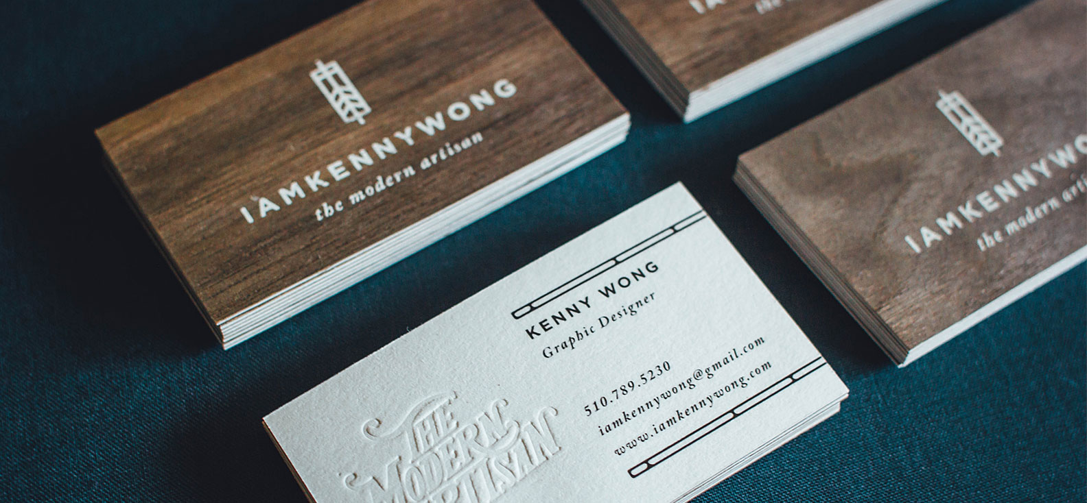 Wooden Business Cards - Printed Wood that looks Natural 